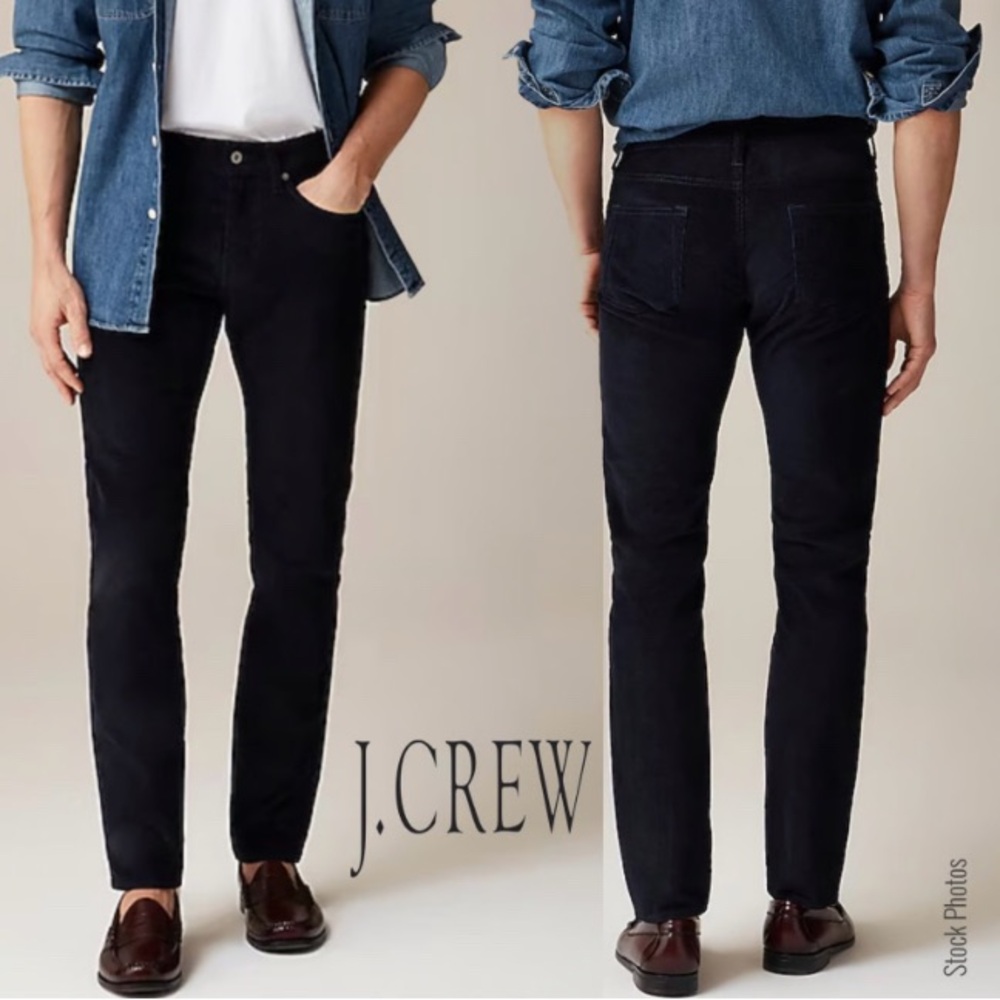 J. Crew Men's Navy Corduroy Pants